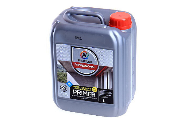 Грунт глубокого проникновения с антисептическими добавками Profilux Professional PRIMER (10,0л)