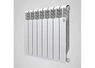 Радиатор Royal Thermo Revolution биметалл, белый (122вт, 350х80х8секц., 1,42кг)