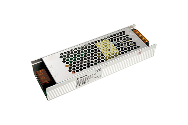 Трансформатор электронный FERON LB019 для светодиодной ленты 150W 24V, 41060