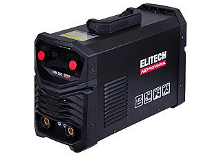 Инвертор ELITECH HD WM 300 (380В, 11кВт, ПВ=300А/60%, 20-300А 1,6-6 MMA, 12кг)