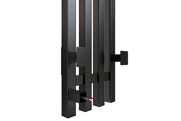 Полотенцесушитель электрический MIXLINE MOON QUADRO BLACK 120/15 (таймер, 206Вт) ЧЕРНЫЙ 557163