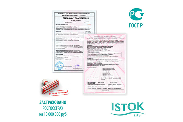 Смеситель Istok life для душа одноручный, карт. 35 мм 0402.727