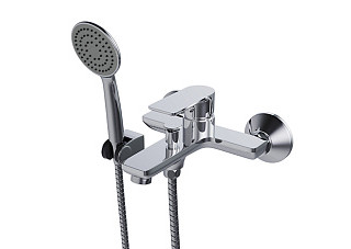 Смеситель для ванны 35k MIXLINE ML26-01 Life (Латунь,Длина излива 18см,Картридж 35мм)
