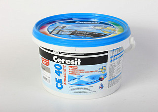 Затирка для швов ЦЕРЕЗИТ CЕ40/2 Aquastatic белая 2,0кг (1046234)