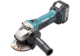 УШМ аккумуляторная MAKITA DGA504RF (18В, 1х3АчLi-ion,б/щет, ф125мм, 8500об/мин, 2,5кг,пл.пуск,кейс)