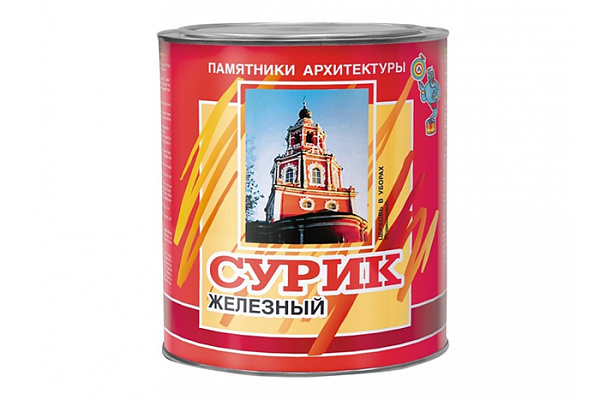 Краска масляная Сурик OLECOLOR красно-коричневый (1,0кг)