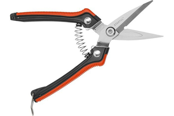 Секатор с прямыми лезвиями 19см STARTUL GARDEN (ST6410-05)