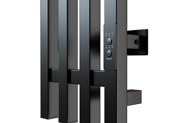 Полотенцесушитель электрический MIXLINE MOON QUADRO BLACK 120/15 (таймер, 206Вт) ЧЕРНЫЙ 557163