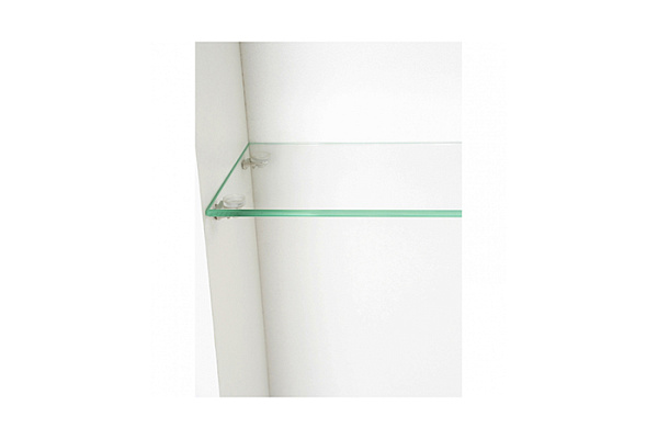 Зеркало со шкафом Вега 60 с подсветкой, белый, правый DORATIZ 2711.112