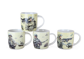 Кружка 350мл Армия (4диз) B-23 (276300)