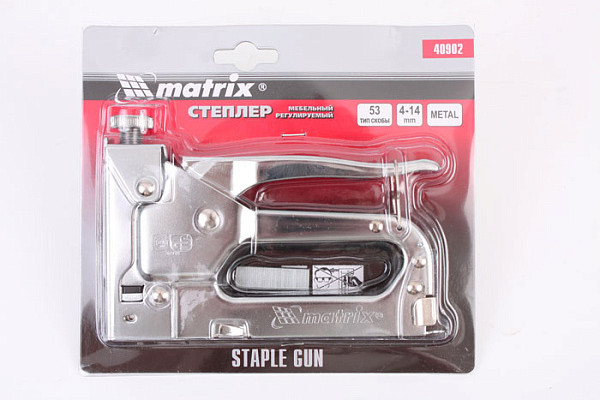 Пистолет скобозабивной MATRIX MASTER метал (40902) (1/40)