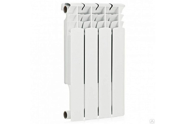 Радиатор биметаллический STI 500/80 4 секции (516Вт, 565х304х76мм, 5,34кг)