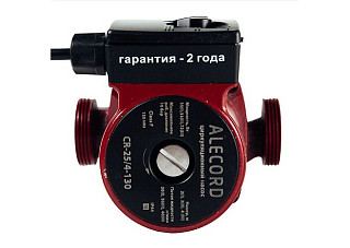 Насос циркуляционный Alecord CR 25/4 (Чугун, 72вт. Напор-4м. Монтаж. длина-180мм. Кабель-1м.) 536