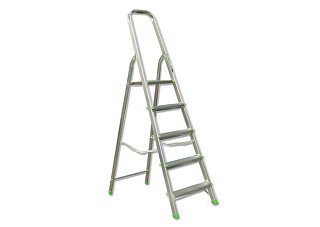 Стремянка стальная 5 ступеней ЯРУС площадка h=0,99м, до 120кг