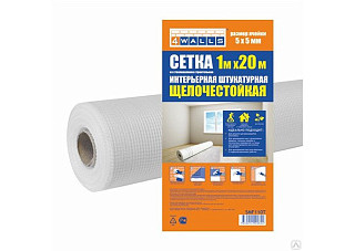 Сетка строительная 4WALLS МАЛЯРНАЯ 1000мм.х10м белая, 2,5х2,5 SMF120T/12