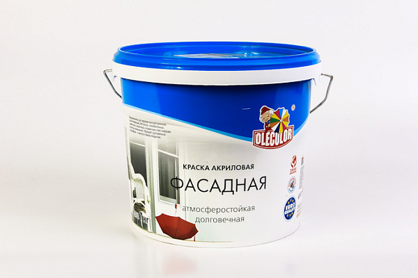 Краска ВД OLECOLOR фасадная (7,0кг)