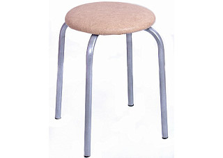 Табурет 18  (Модуль) смрз круг беж на меди 2100000000548