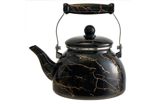 Чайник эмалированный MARBLE с керамической ручкой 3л EM-1346 (1/8)