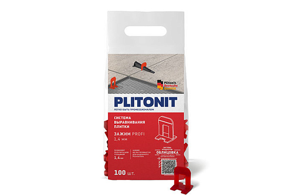 Зажим СВП PLITONIT PROFI SVP 1,4 мм пакет 100шт H008263 (372) (1/24)