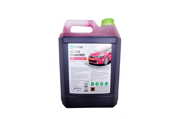 Автошампунь GRASS для бесконтактной мойки AF Red 5,8кг (800002)