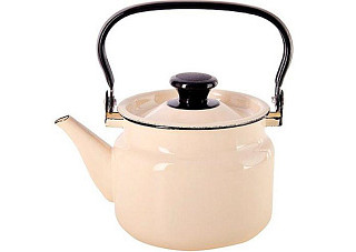 Чайник эмал.2л.Слоновая кость 42704-102 г.Керчь