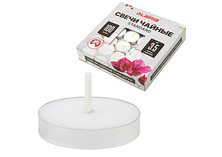 Свечи чайные ЛАЙМА STANDART до 3,5 часов вес 9гр 100шт в гильза 609198