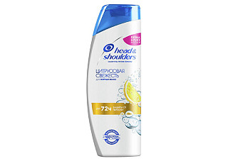 Шампунь для волос HEAD & SHOULDERS Цитрусовая свежесть для жирных волос 400мл /6 (401)