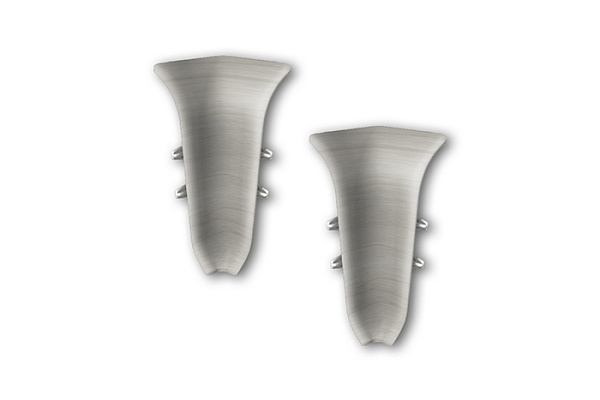 Угол внутренний для плинтуса 55мм "Идеал Классик" (2шт. во флоупак) 268 Клен серый