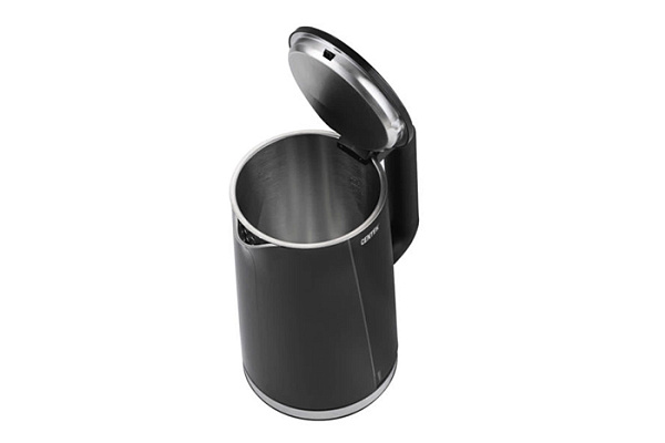 Чайник Centek CT-0005 (черный) 1,7л, 2200Вт, бесшовная колба, двойные стенки, эффект термоса