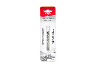 Сверло ELITECH д\металла HSS-G 3,2х36х 65мм, Р6М5, БЛИСТЕР, 2шт 1820.050100