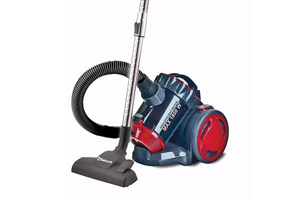 Пылесос SAKURA SA-8323R 1800Вт, красн/сер