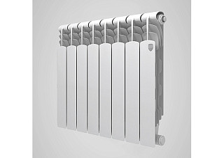 Радиатор Royal Thermo Revolution биметалл, белый (122вт, 350х80х4секц., 1,42кг)