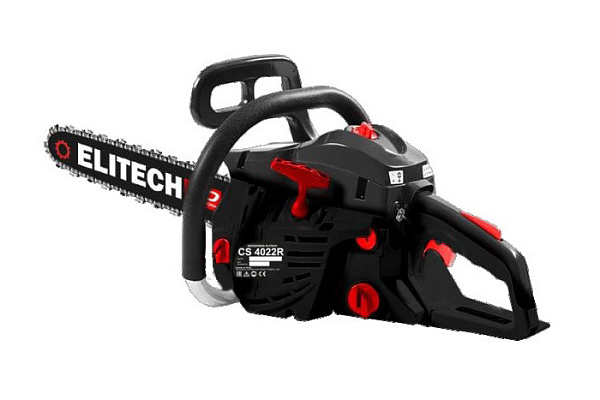 Бензопила ELITECH HD CS 4022R (39.6см3, 1,6кВт/2,2л.с. ш-36см, 3/8, 1.3мм,52зв. 4,3кг) E1611.004.00