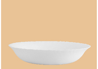 Блюдо круглое глубокое 32см PO-OD1030T  WHITE (12/4)