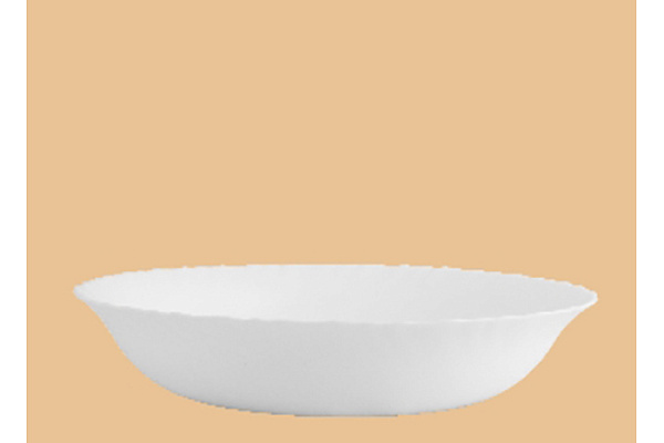 Блюдо круглое глубокое 32см PO-OD1030T WHITE (12/4)