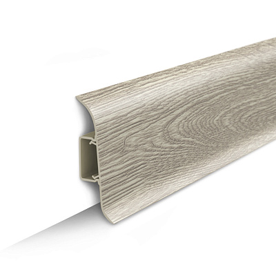 Плинтус напольный 55мм 2,2м "Идеал Классик" 229 Дуб латте