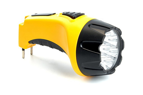 Фонарь FERON TH2294 аккум., 7 LED DC (свинцово-кислотная батарея), желтый (308)