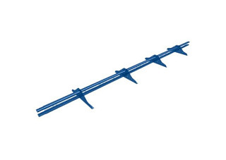 Снегодержатель для металлочерепицы УСИЛЕННЫЙ 4 опоры L-3.0м RAL-5005 (СИНИЙ)