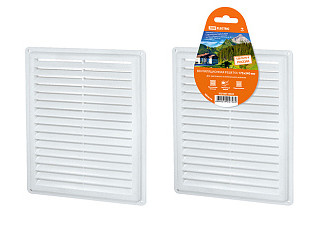 Решетка неразъемная TDM белый 175х240мм (1807-0028)/5