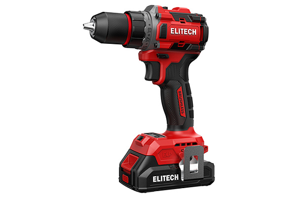 Дрель-шуруповерт ELITECH ДА 20БЛ2 20В, б/щет, 2,0Ач+4Ач Li-ion Е2201.045.02