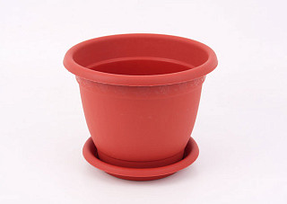 Горшок для цветов БОРНЕО № 6 терракотовый d=290мм, 7,8л (ПЦ42029Т)