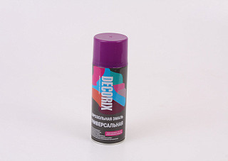 Эмаль аэрозольная DECORIX (0101-12-DX) фиолетовый (520мл)