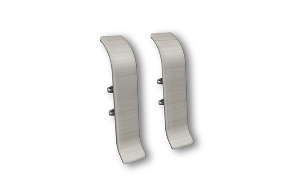 Соединитель для плинтуса 55мм "Идеал Классик" (2шт. во флоупак) 268 Клен серый