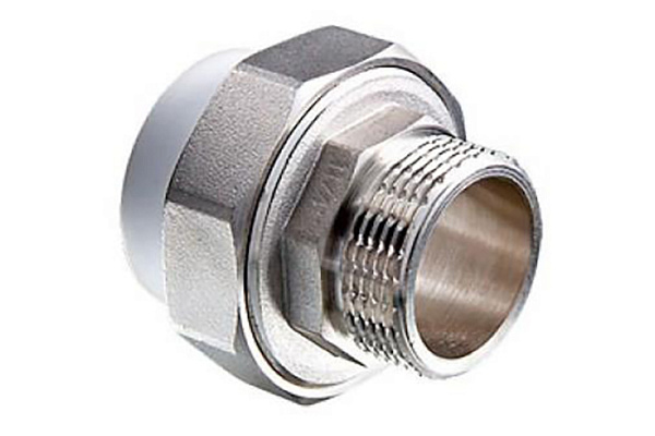 Муфта ПП разъемная ASPIPE НР 40х1_1/2" Белый (уп. 25 шт.)