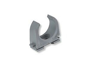 Держатель-клипса унив. 25мм серая РосДюбель (кратно 250) (985)