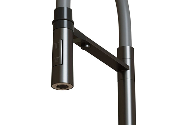Смеситель для кухни 35k MIXLINE MLSS-0401BL черный гиб. излив магнит, подкл.к фильтру, ЧЕРНЫЙ ГРАФИТ
