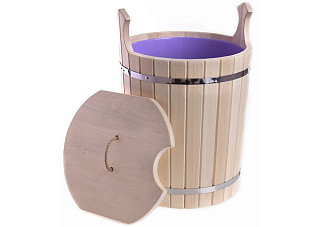 Запарник с крышкой 20л со вставкой