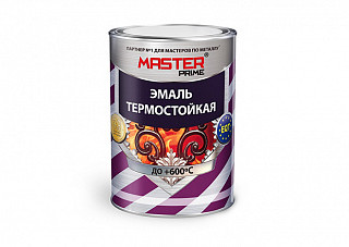 Эмаль термостойкая MASTER PRIME серебро (0,4кг) 