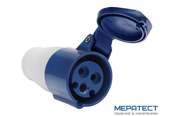 Розетка TDM 213 переносная 2Р+РЕ 16А 220В IP44 (0603-0010)