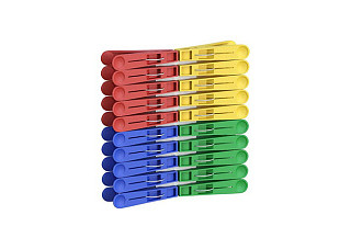 Прищепка пластиковая Аквамаг Лапочка (20шт ) 1/30 ПБЛ-600